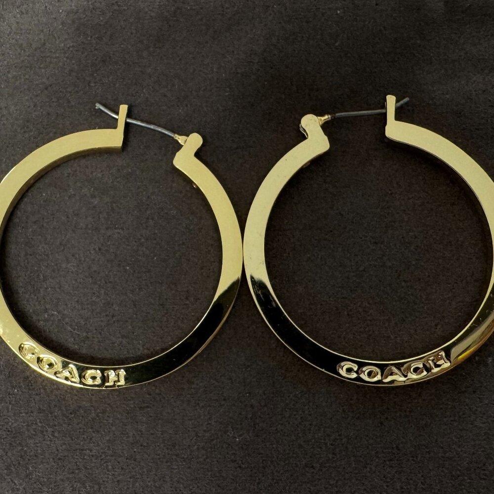 COACH Hoop Earrings